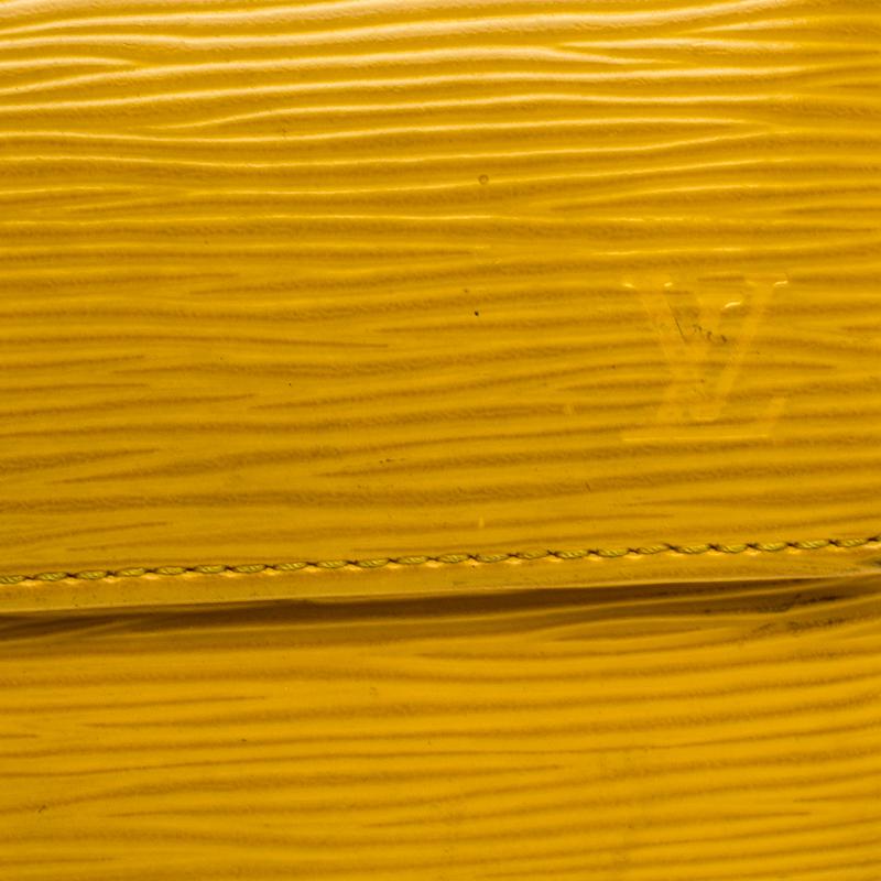 Louis Vuitton Yellow Epi Leather Sarah Wallet 2