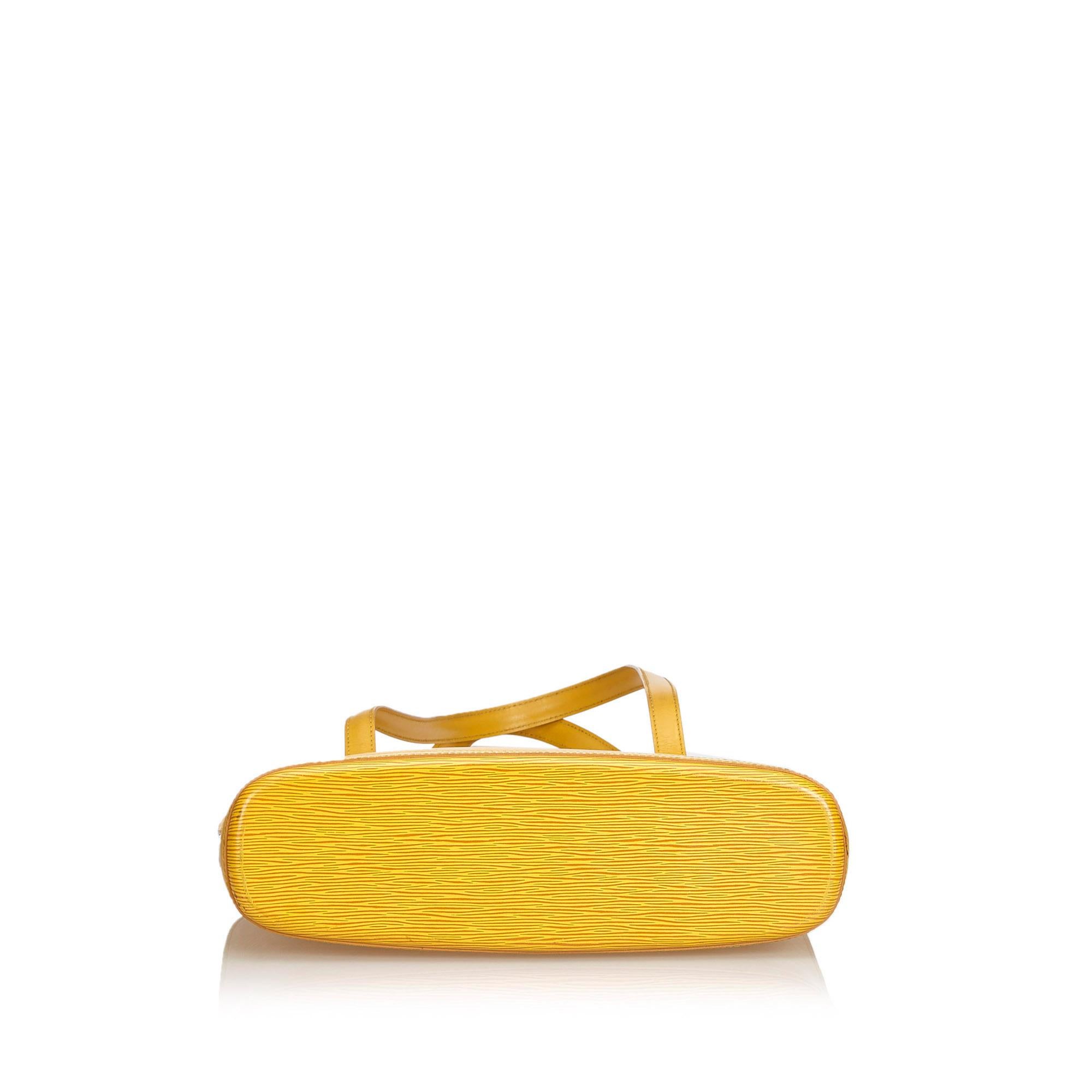 Women's Louis Vuitton Yellow Epi Lussac