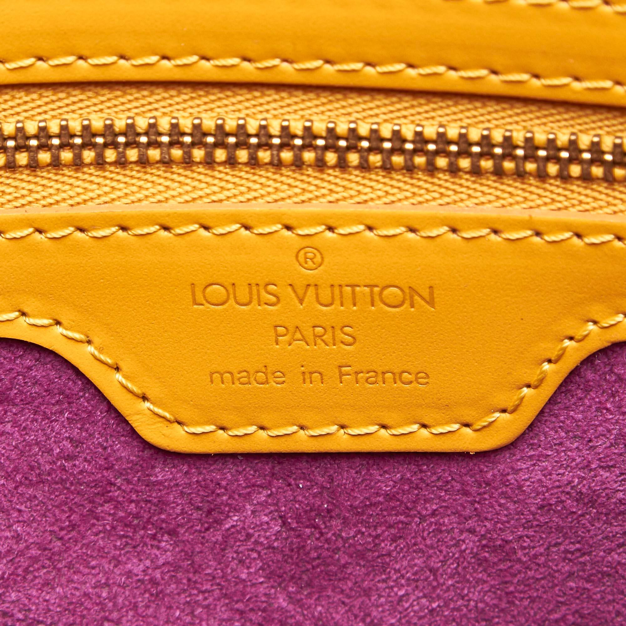 Louis Vuitton Yellow Epi Lussac 2