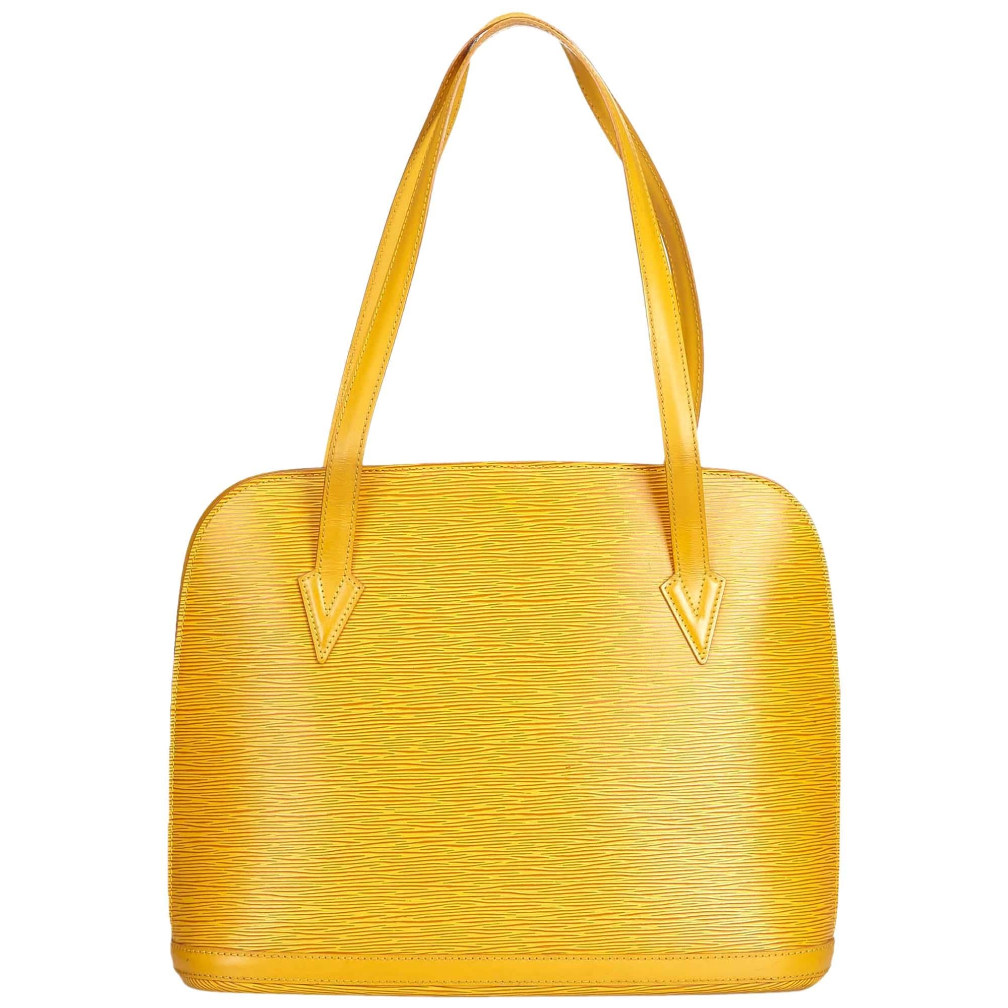 Louis Vuitton Yellow Epi Lussac