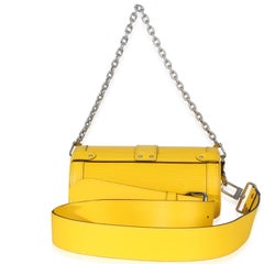 Louis Vuitton Yellow Epi Papillon Trunk Shoulder Bag