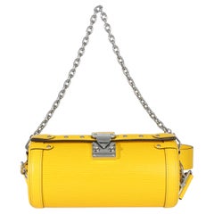Louis Vuitton Yellow Epi Papillon Trunk Shoulder Bag
