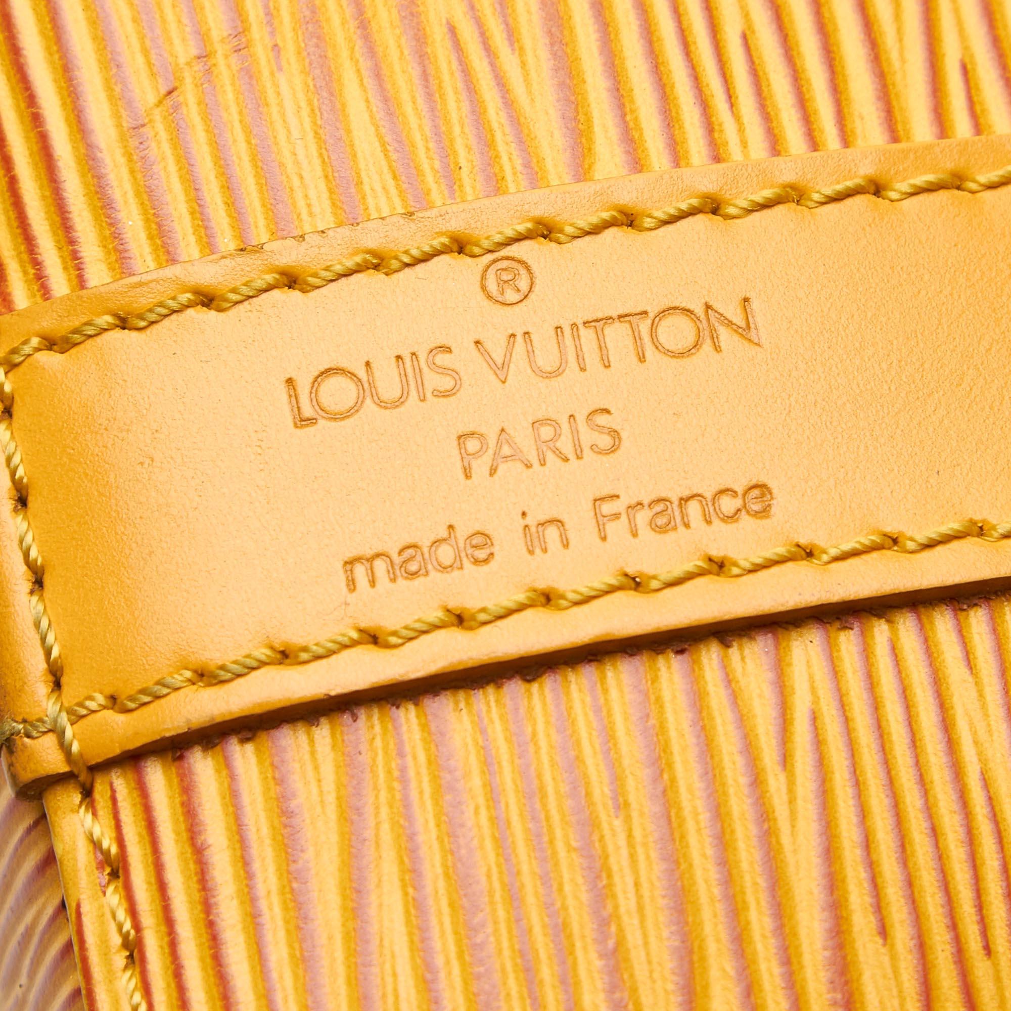 Louis Vuitton Yellow Epi Petit Noe 2