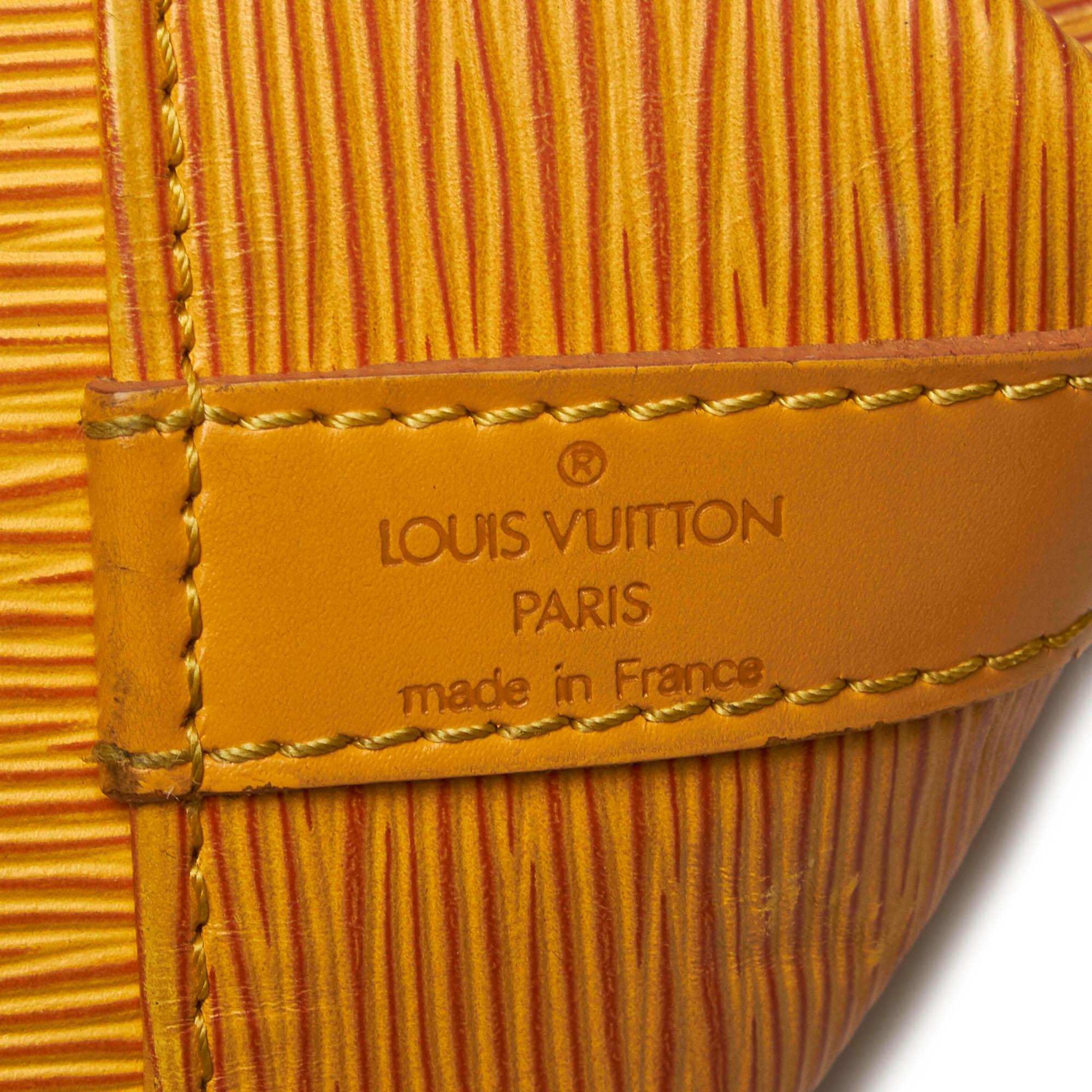 Louis Vuitton Yellow Epi Petit Noe 2