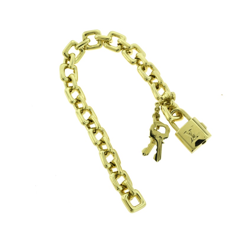 Louis Vuitton Gold Charms - 103 For Sale on 1stDibs  louis vuitton charms  for jewelry making, louis vuitton gold charm bracelet, lv charms for  bracelets