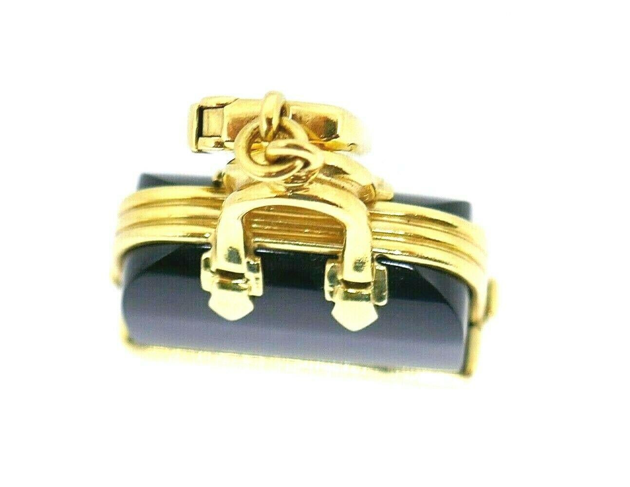 Louis Vuitton Yellow Gold Onyx Handbag Vintage Charm 4