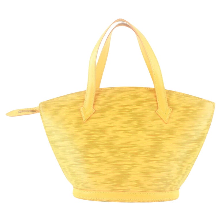 Louis Vuitton, Bags, Louis Vuitton Mustard Yellow Purple Neo Noe Epi  Leather Bag Purse Handbag