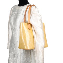 LOUIS VUITTON Yellow Leather Houston Shoulder Bag