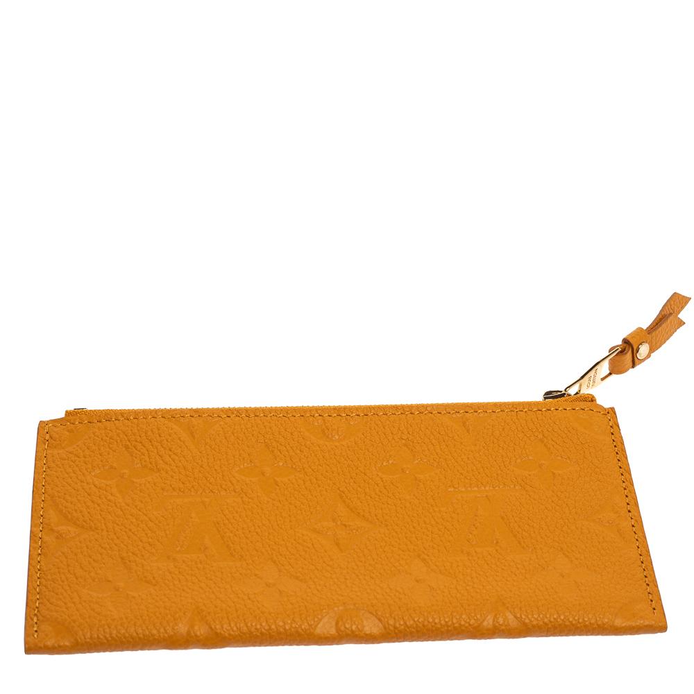 lv yellow wallet