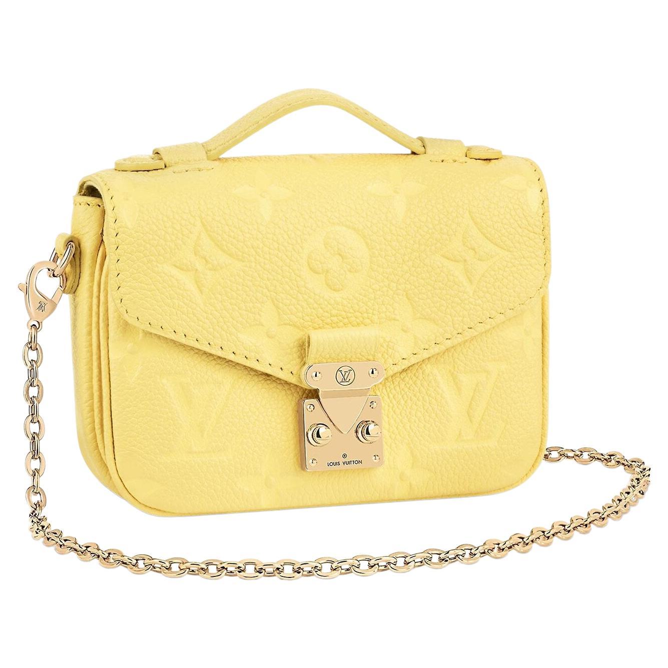 Louis Vuitton Jasmin Yellow Epi Leather Hand Bag at 1stDibs