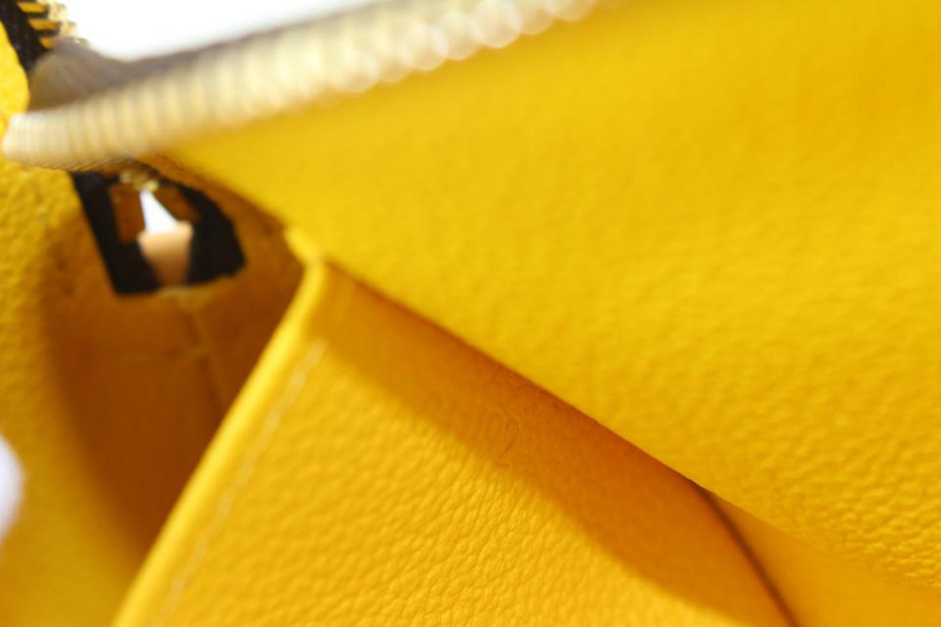 Louis Vuitton Yellow Monogram Kusama Pumpkin Dots Cosmetic Pouch 66lz718s 4