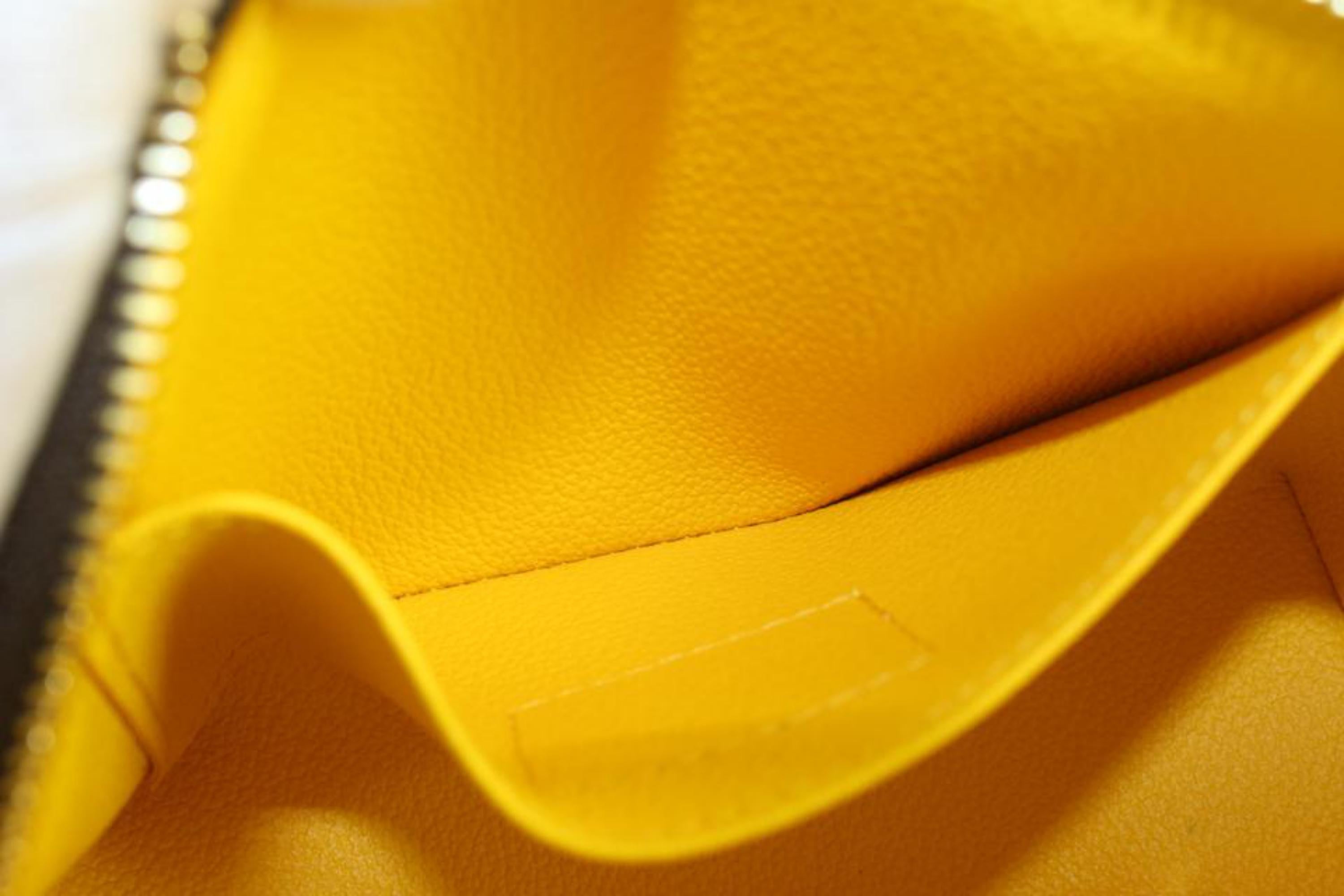 Louis Vuitton Yellow Monogram Kusama Pumpkin Dots Cosmetic Pouch 66lz718s 2