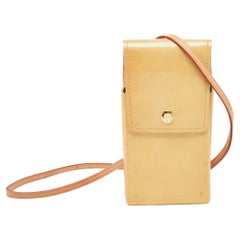 Louis Vuitton Yellow Monogram Vernis Cigarette Case