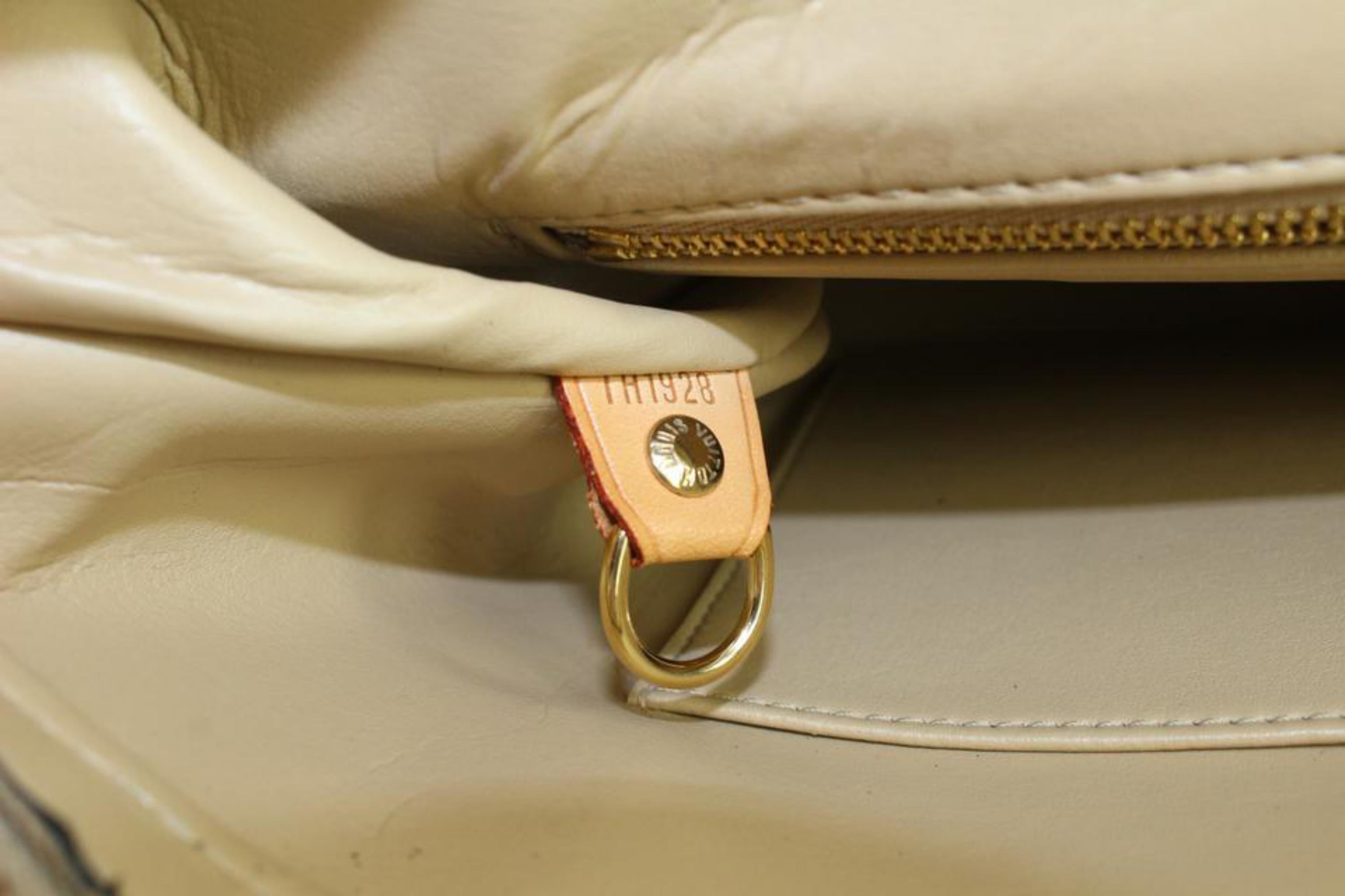 Louis Vuitton Yellow Monogram Vernis Houston Zip Tote bag 23lv104A 4