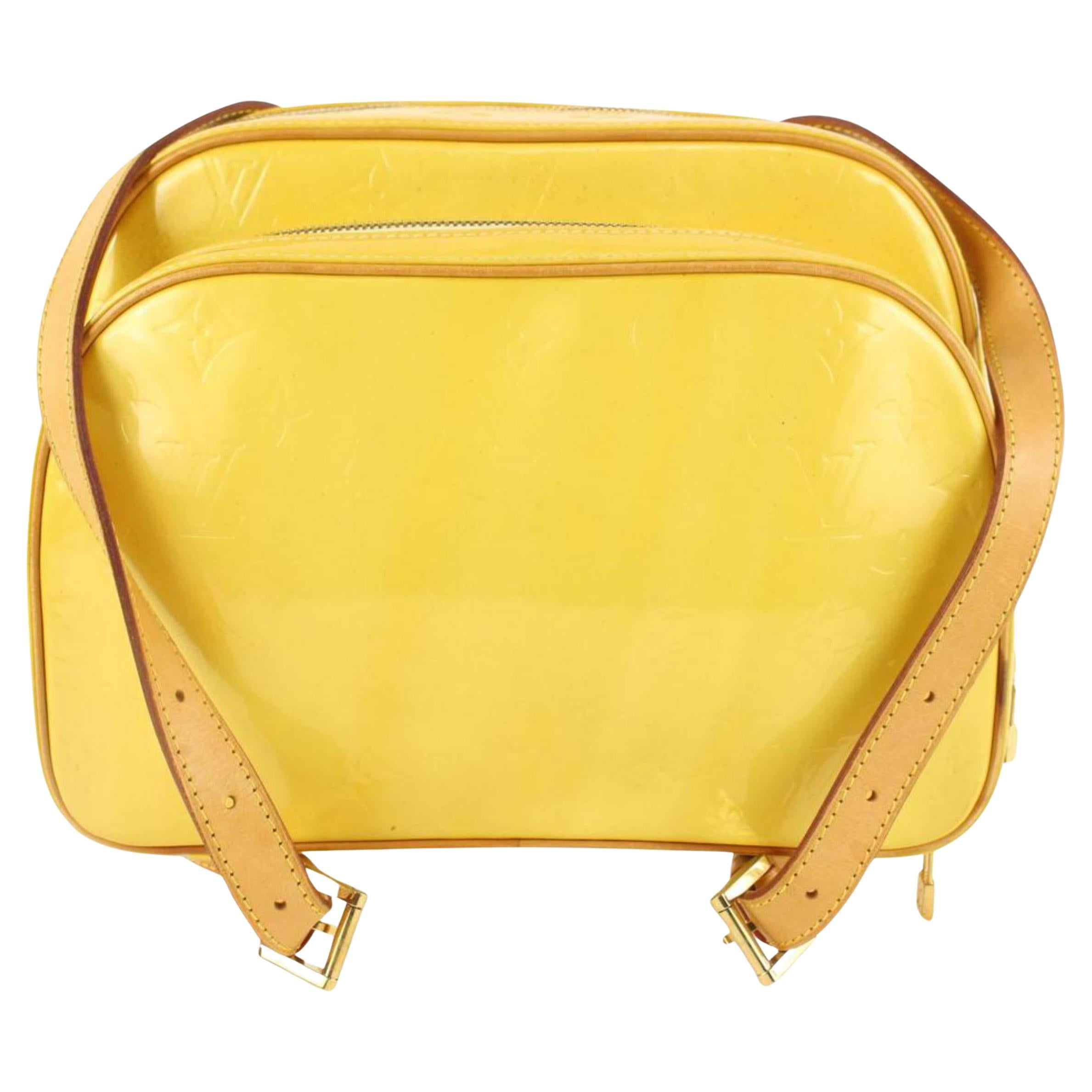 Louis Vuitton - Mini sac à dos jaune Monogram Vernis Murray 1110lv6 En  vente sur 1stDibs