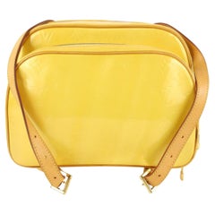 Louis Vuitton - Mini sac à dos jaune Monogram Vernis Murray 1110lv6