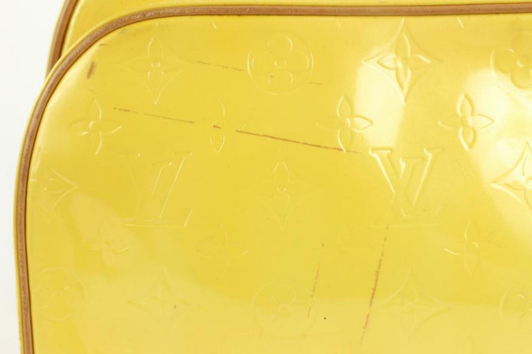 Louis Vuitton Yellow Monogram Vernis Murray Backpack 5LVA101