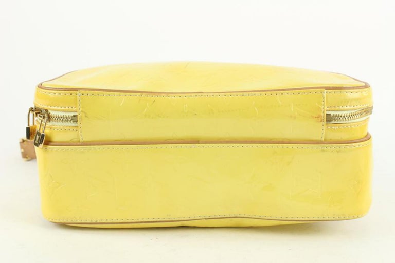 Louis Vuitton Lime Yellow Monogram Vernis Murray Backpack Bag - Yoogi's  Closet