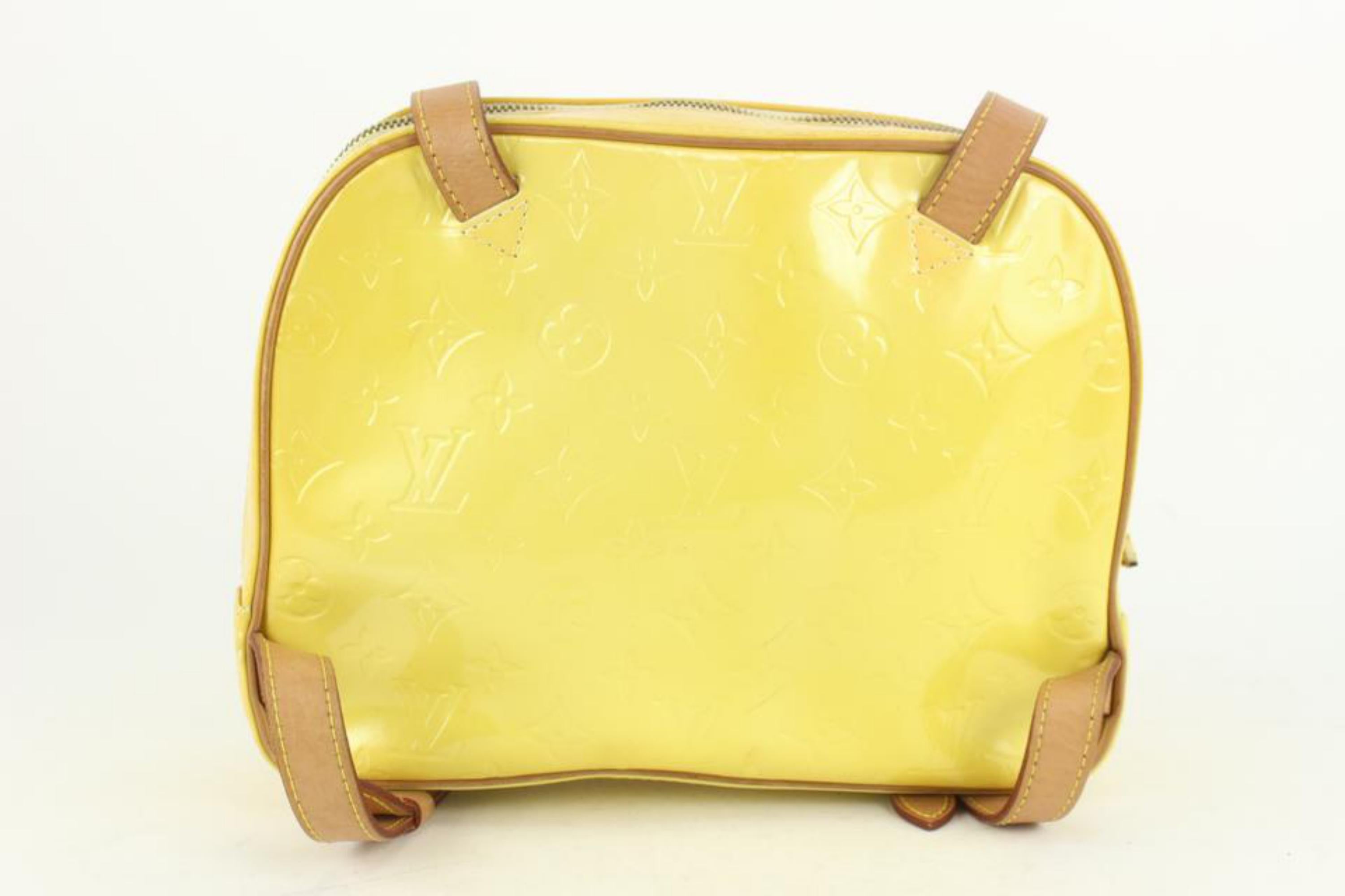 Louis Vuitton Yellow Monogram Vernis Murray Mini Backpack 11LV1103 2
