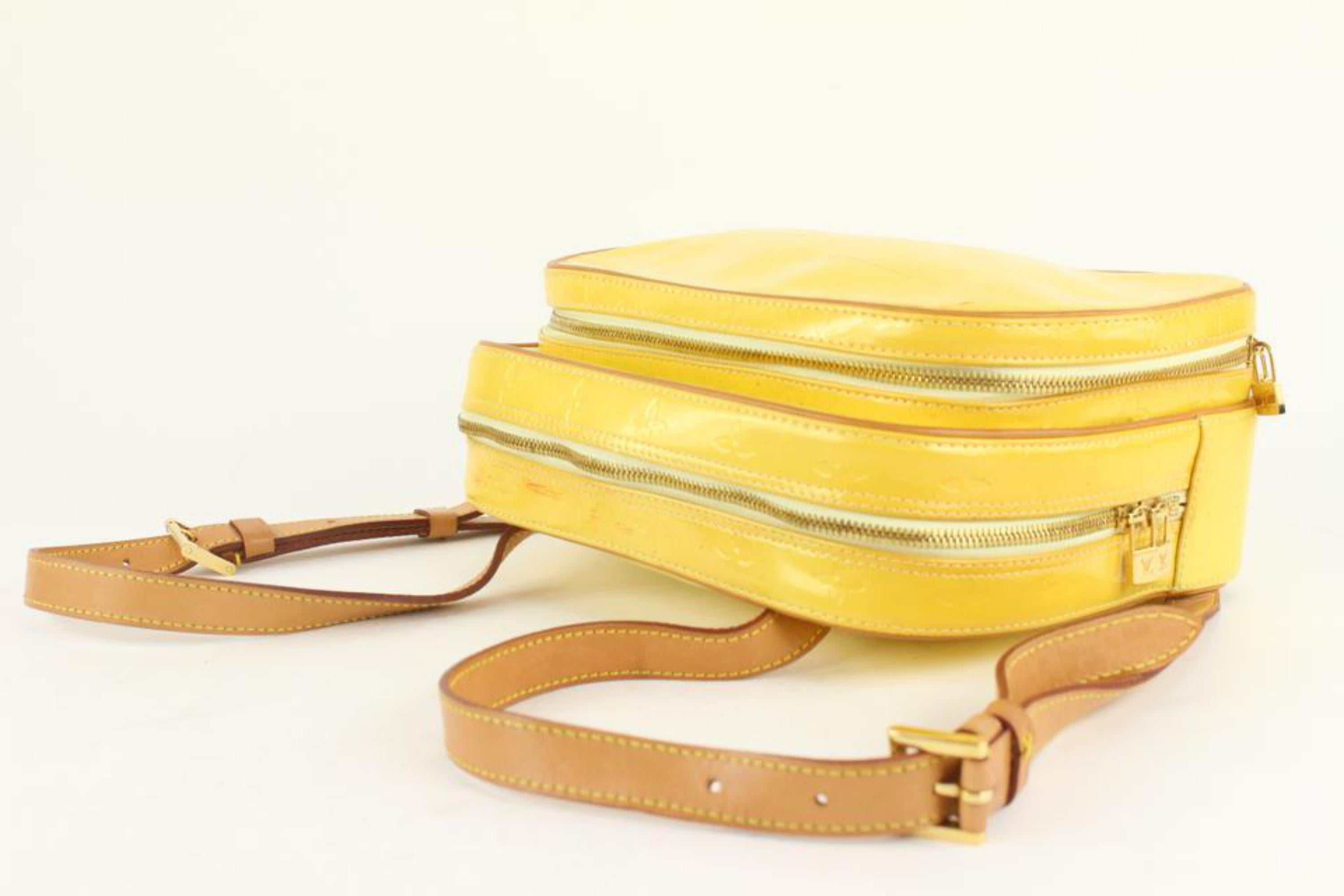 Louis Vuitton Yellow Monogram Vernis Murray Mini Backpack 11LV1103 4