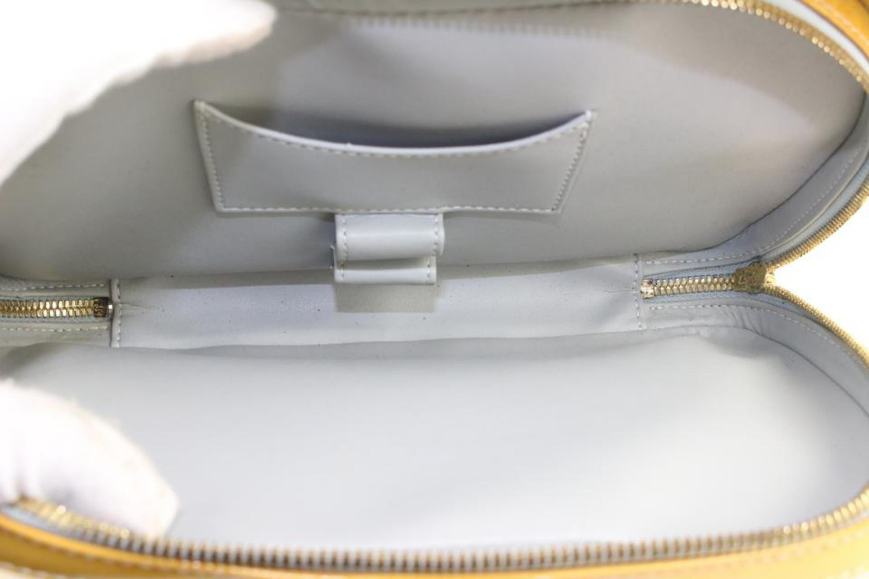 Louis Vuitton Yellow Monogram Vernis Murray Mini Backpack 7lv1018 For Sale 3