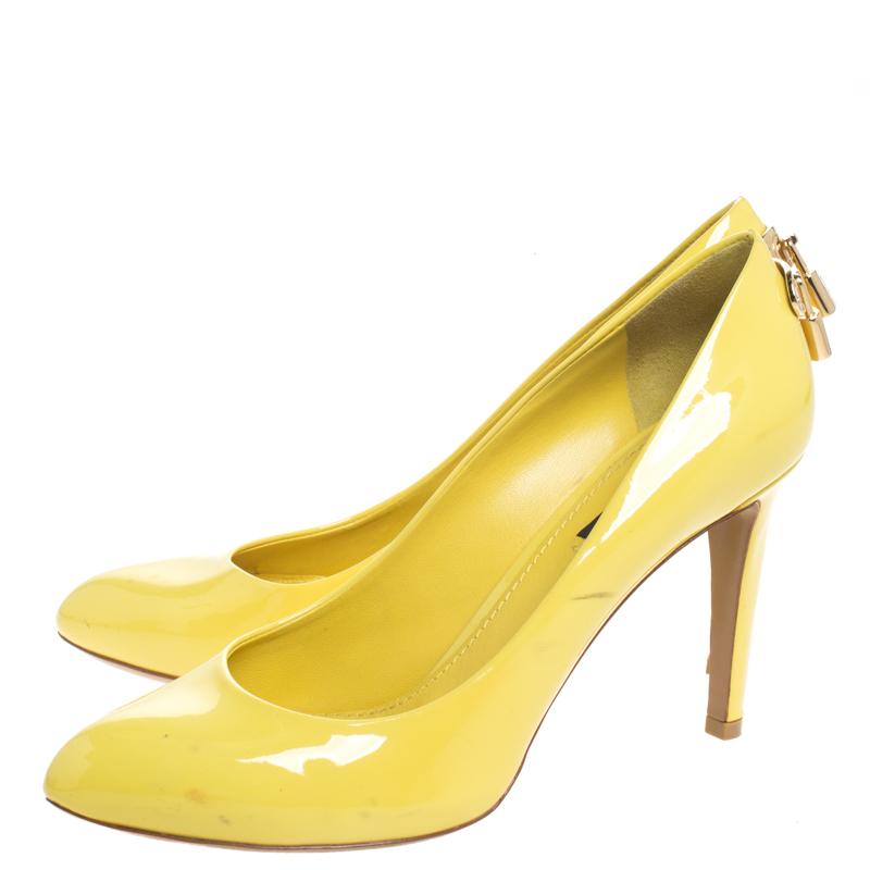 yellow louis vuitton shoes