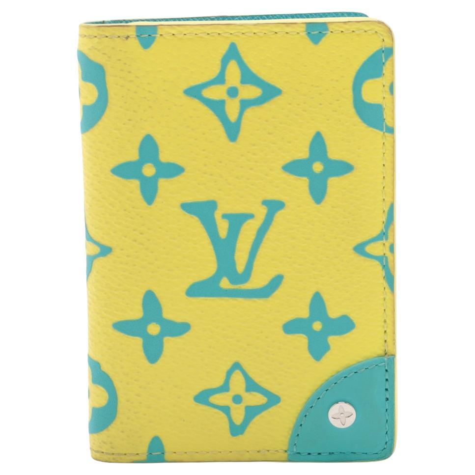 Louis Vuitton Yellow Playground Monogram Pocket Organizer Case