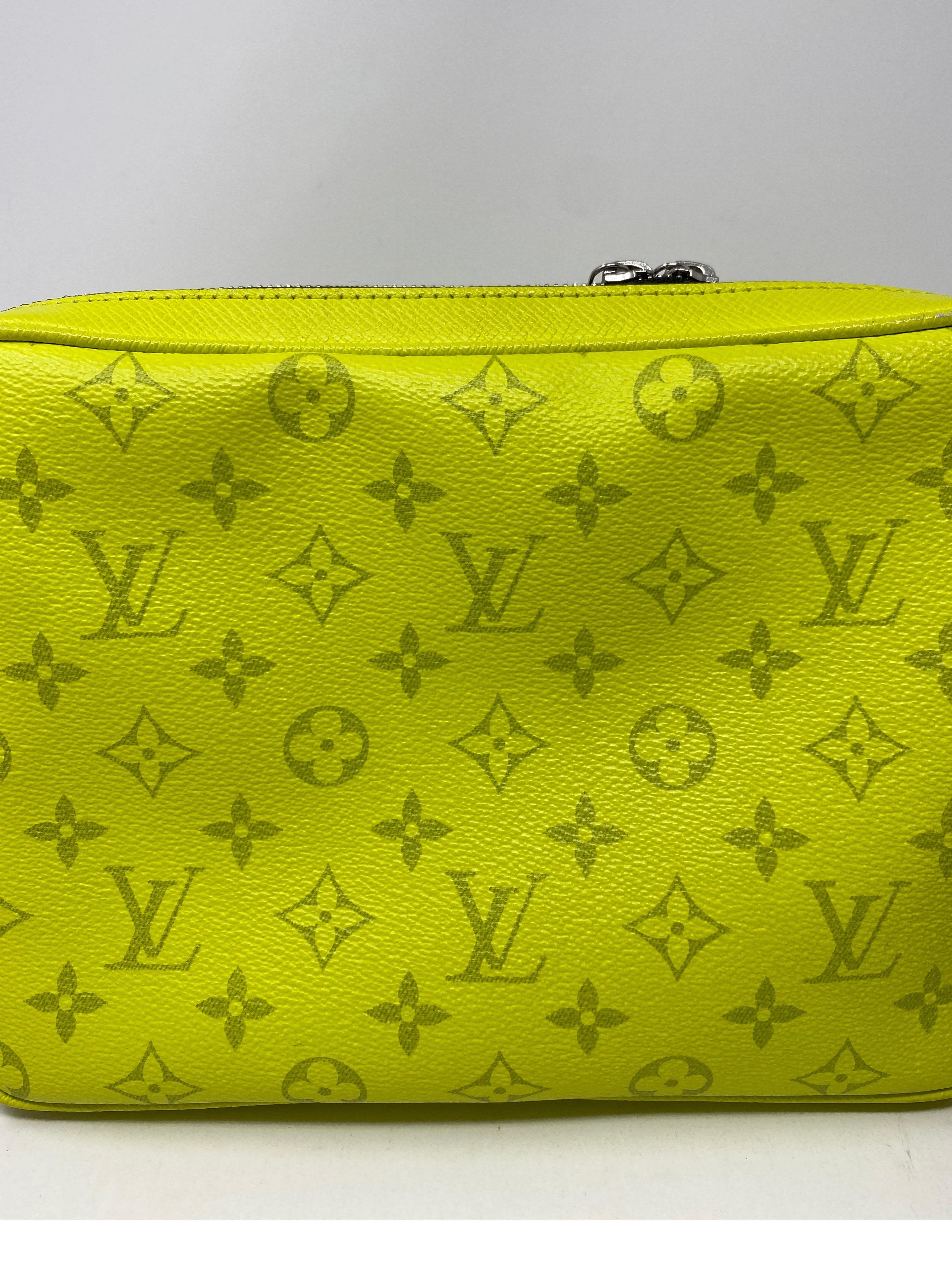 Louis Vuitton Yellow Taigarama Monogram Outdoor Bag 5