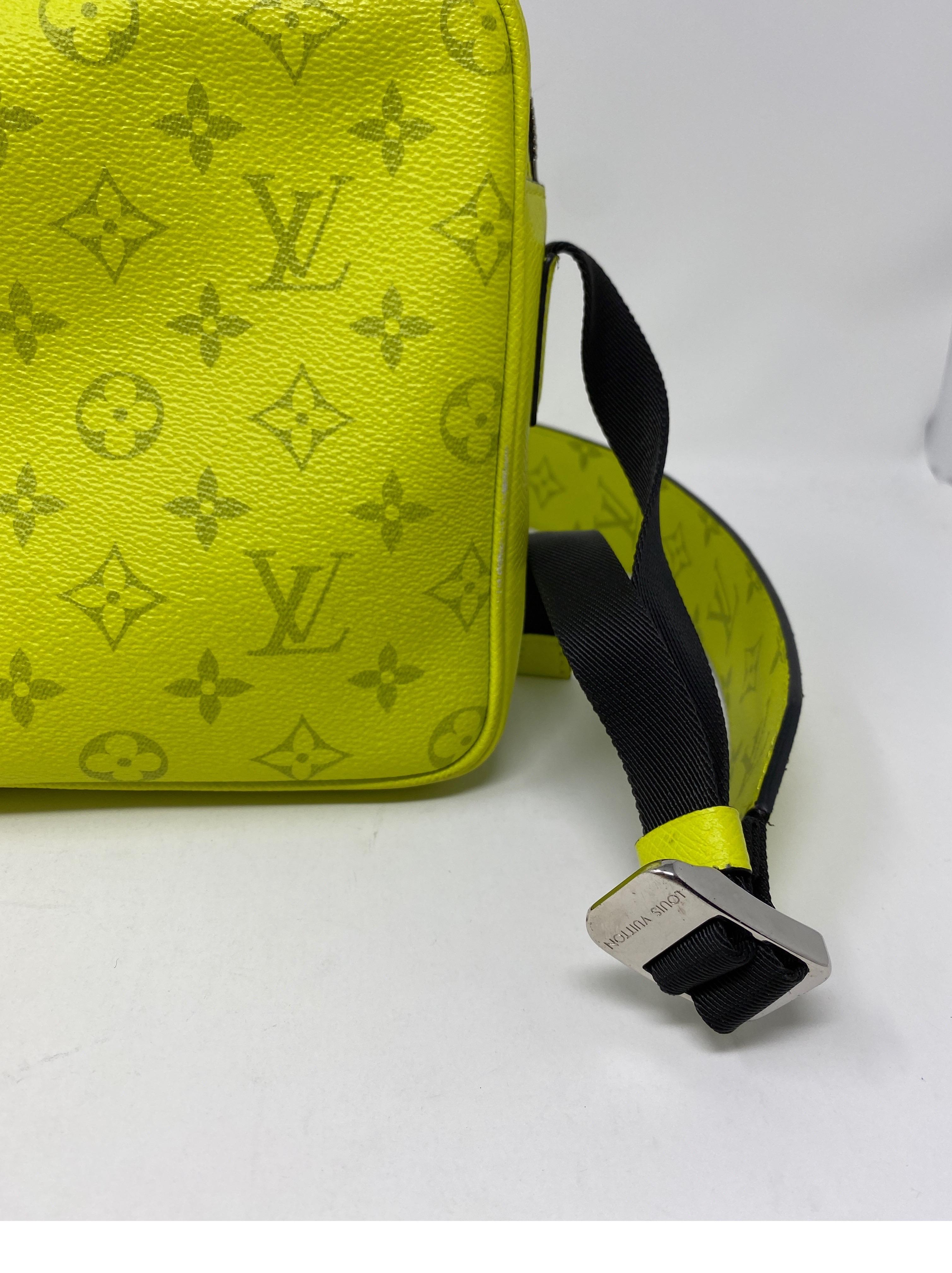 Louis Vuitton Yellow Taigarama Monogram Outdoor Bag 3