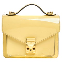 Louis Vuitton Yellow Vernis Leather Monceau BB Bag