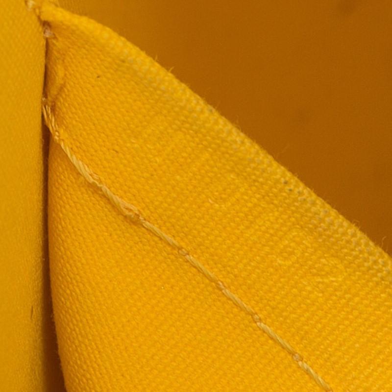 Louis Vuitton Yellow Vernis Monogram Alma PM 4