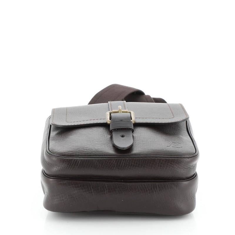 Louis Vuitton Yuma Messenger Bag Utah Leather In Good Condition In NY, NY