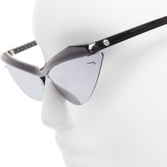 LOUIS VUITTON Z1011U For Your Eyes Only silver cat eye sunglasses