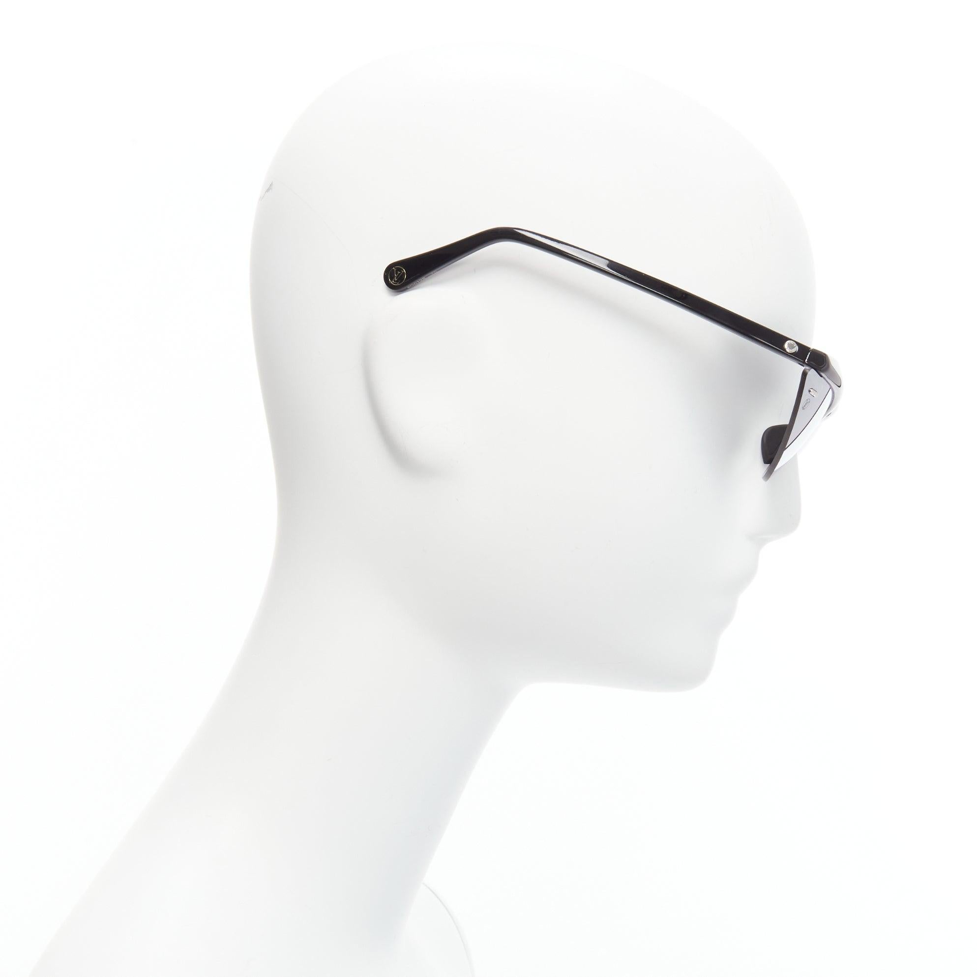 LOUIS VUITTON Z1011U Für Ihre Augen Nur silberne Katzenaugen-Sonnenbrille im Zustand „Hervorragend“ im Angebot in Hong Kong, NT