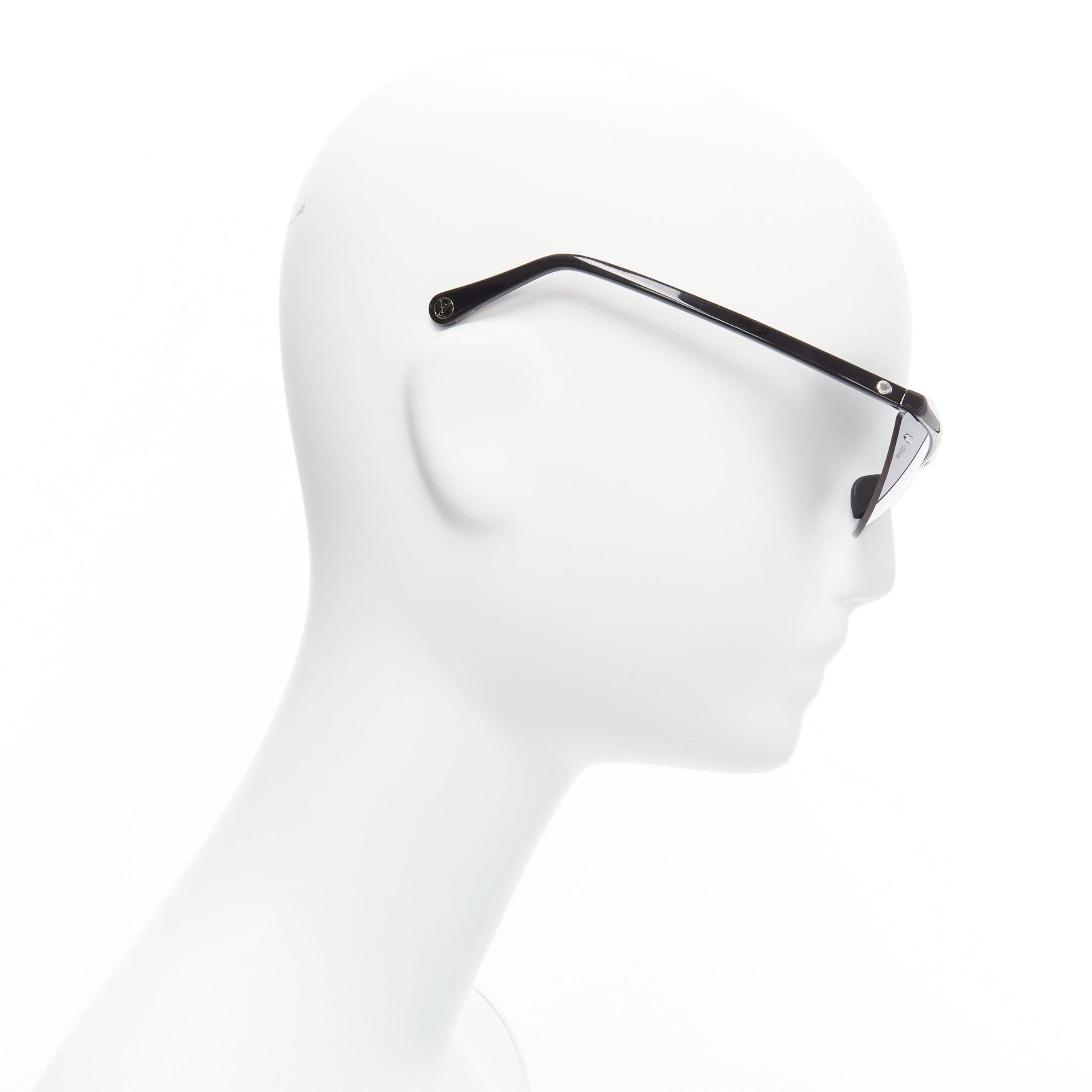 LOUIS VUITTON Z1011U For Your Eyes Only  silver cat eye sunglasses In Excellent Condition For Sale In Hong Kong, NT