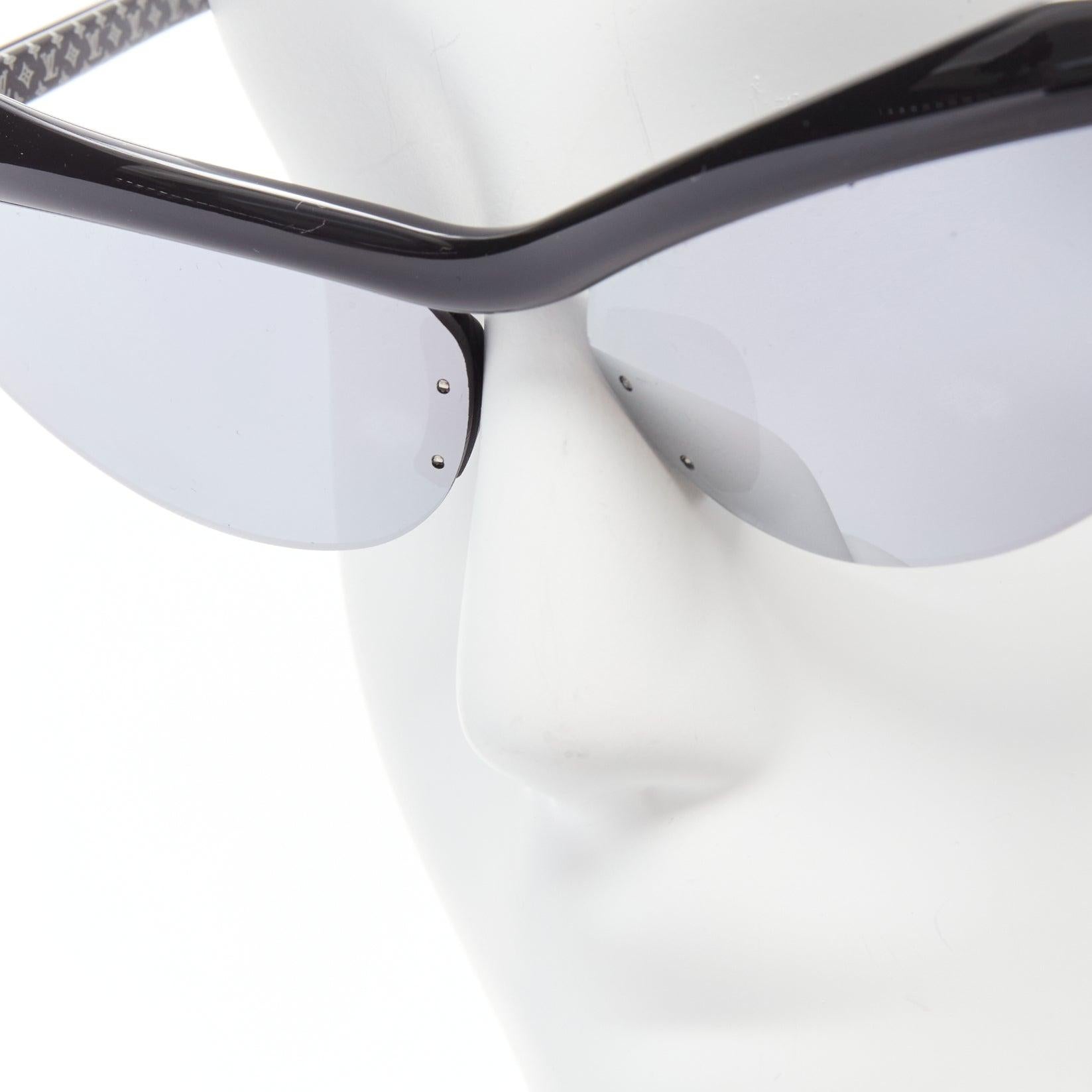 LOUIS VUITTON Z1011U For Your Eyes Only  silver cat eye sunglasses For Sale 3