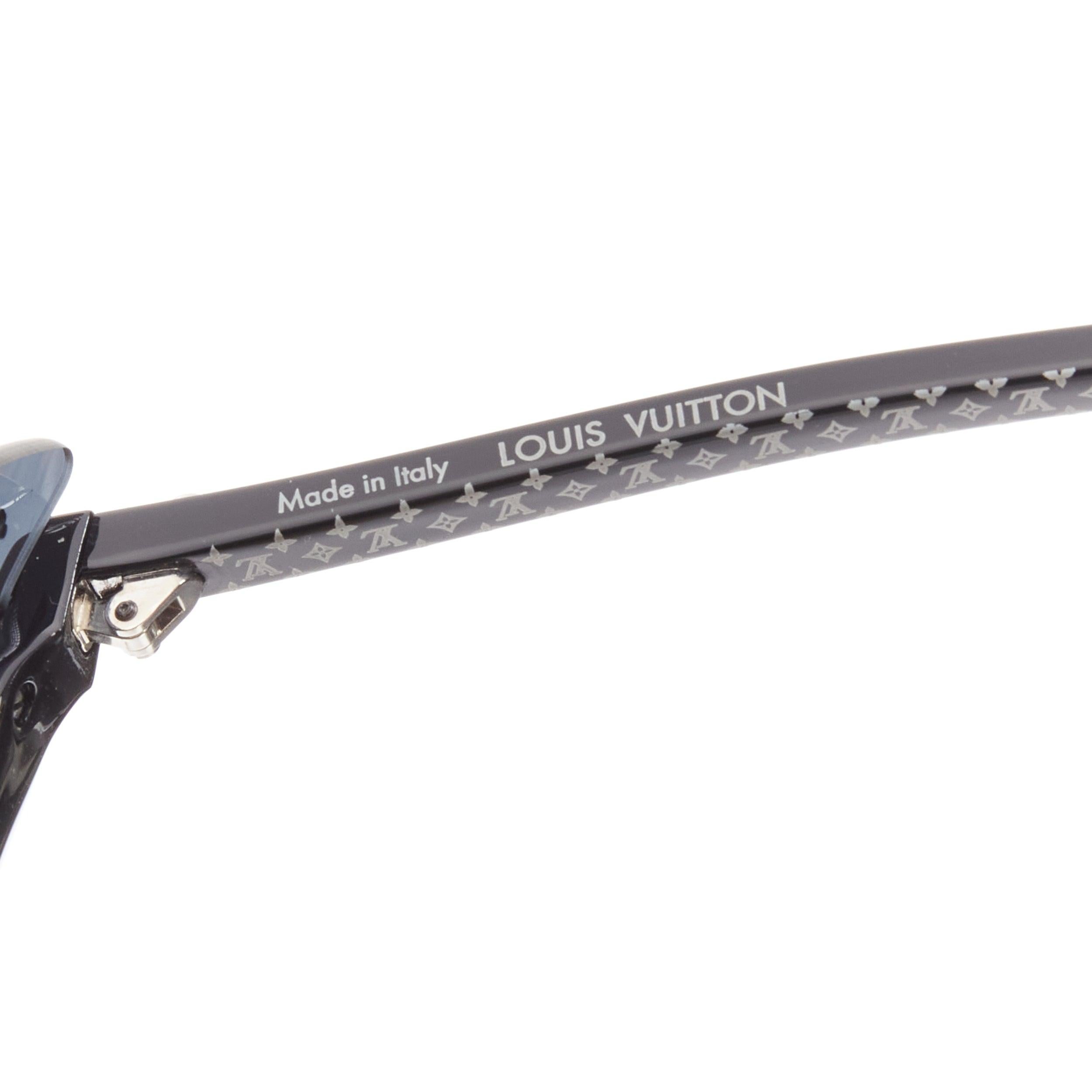 LOUIS VUITTON Z1011U For Your Eyes Only silver cat eye sunglasses For Sale 4