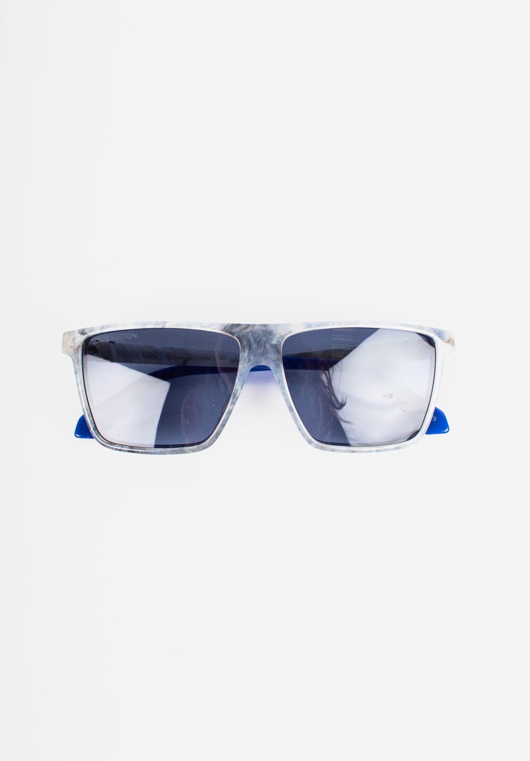 Louis Vuitton Z1272E Men Portland Sunglasses Size 145 In Excellent Condition In Kaunas, LT