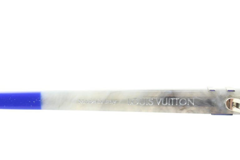 Louis Vuitton Men's Acetate Portland Grey Blue E Sunglasses Z1272W –  Luxuria & Co.