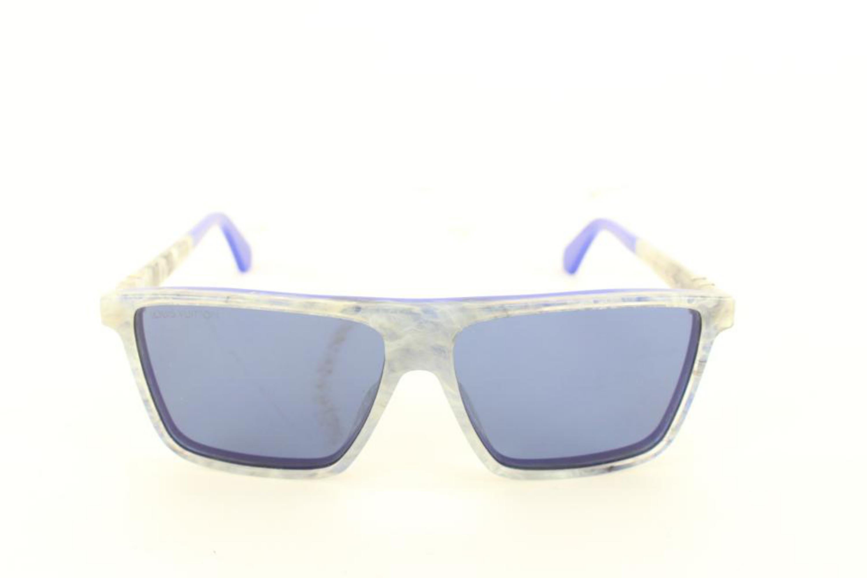 Women's or Men's Louis Vuitton Z1272E Portland Grey Blue E Sunglasses 99lz616s