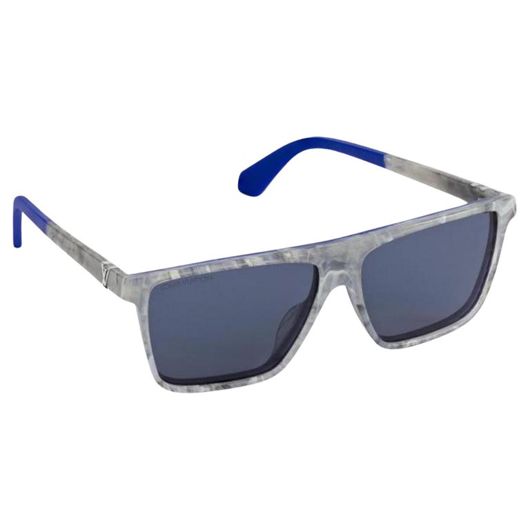 Louis Vuitton Z1560E Eastern Nose Blue Marble Millionaires 1.1 Sunglasses  75lk52