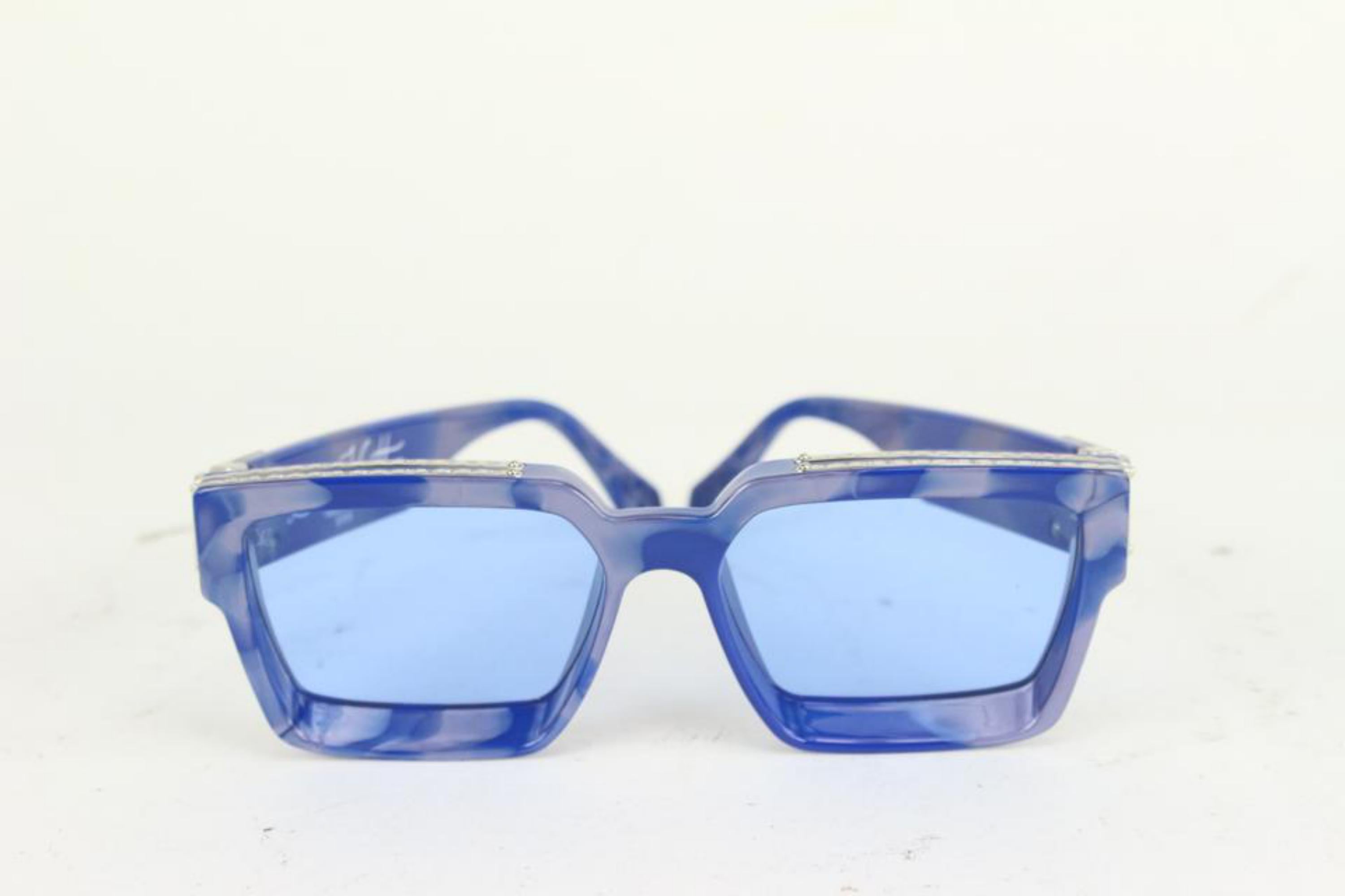 Louis Vuitton Z1560E Blue Marble Millionaires 1.1 Sunglasses 923lv3 4
