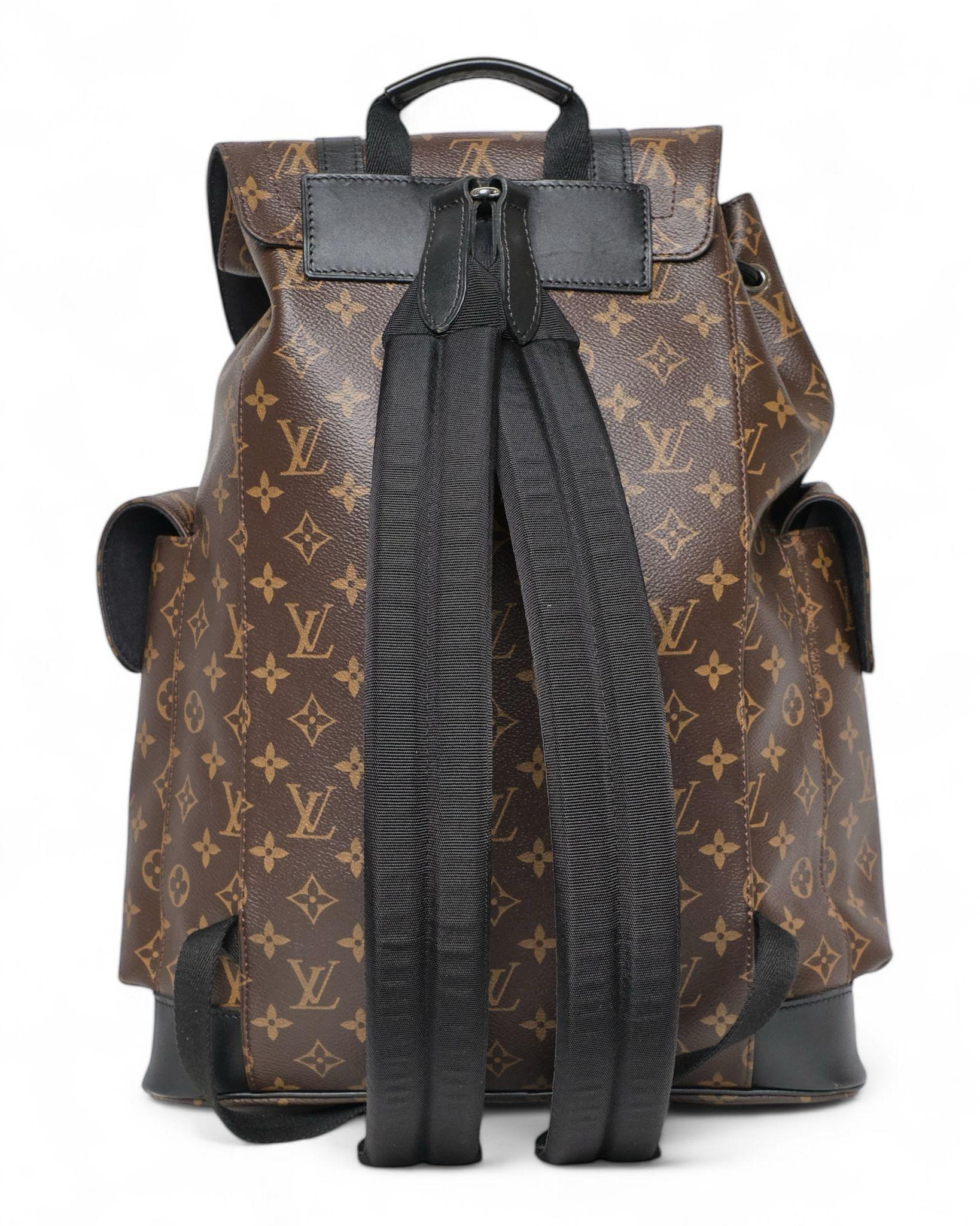 Louis Vuitton Christopher GM Monogram Backpack Noir Excellent état - En vente à Torre Del Greco, IT