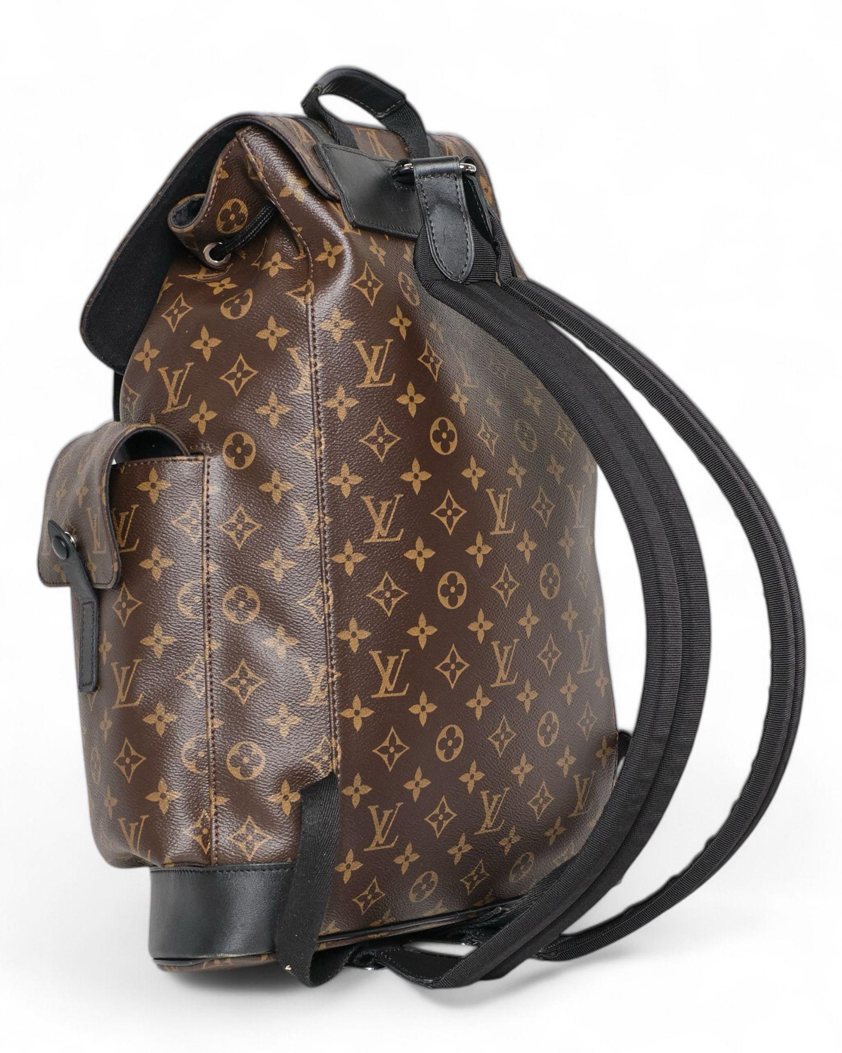 Louis Vuitton Christopher GM Monogram Backpack Noir Unisexe en vente
