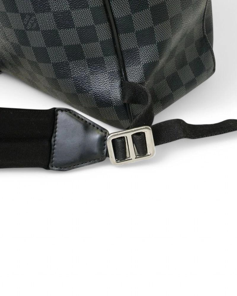 Louis Vuitton Backpack Josh GM Damier Graphite Black For Sale 6