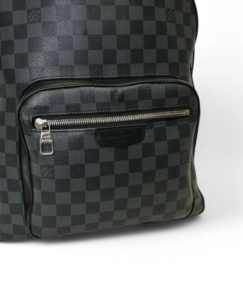 Louis Vuitton Backpack Josh GM Damier Graphite Black For Sale 9