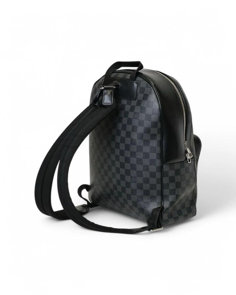 Louis Vuitton Backpack Josh GM Damier Graphite Black For Sale 2