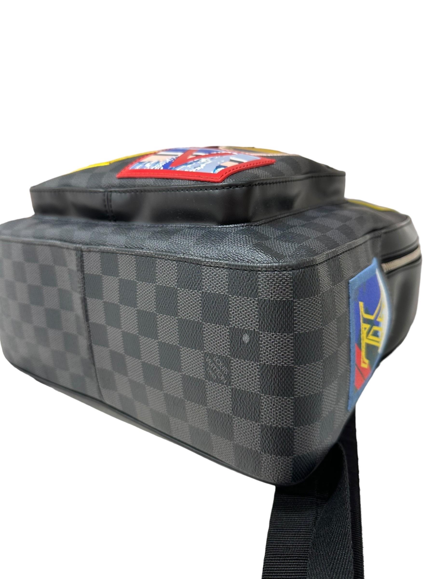 Louis Vuitton Zaino Josh A.E.L. Damier Graphite Zaino a spalla 8