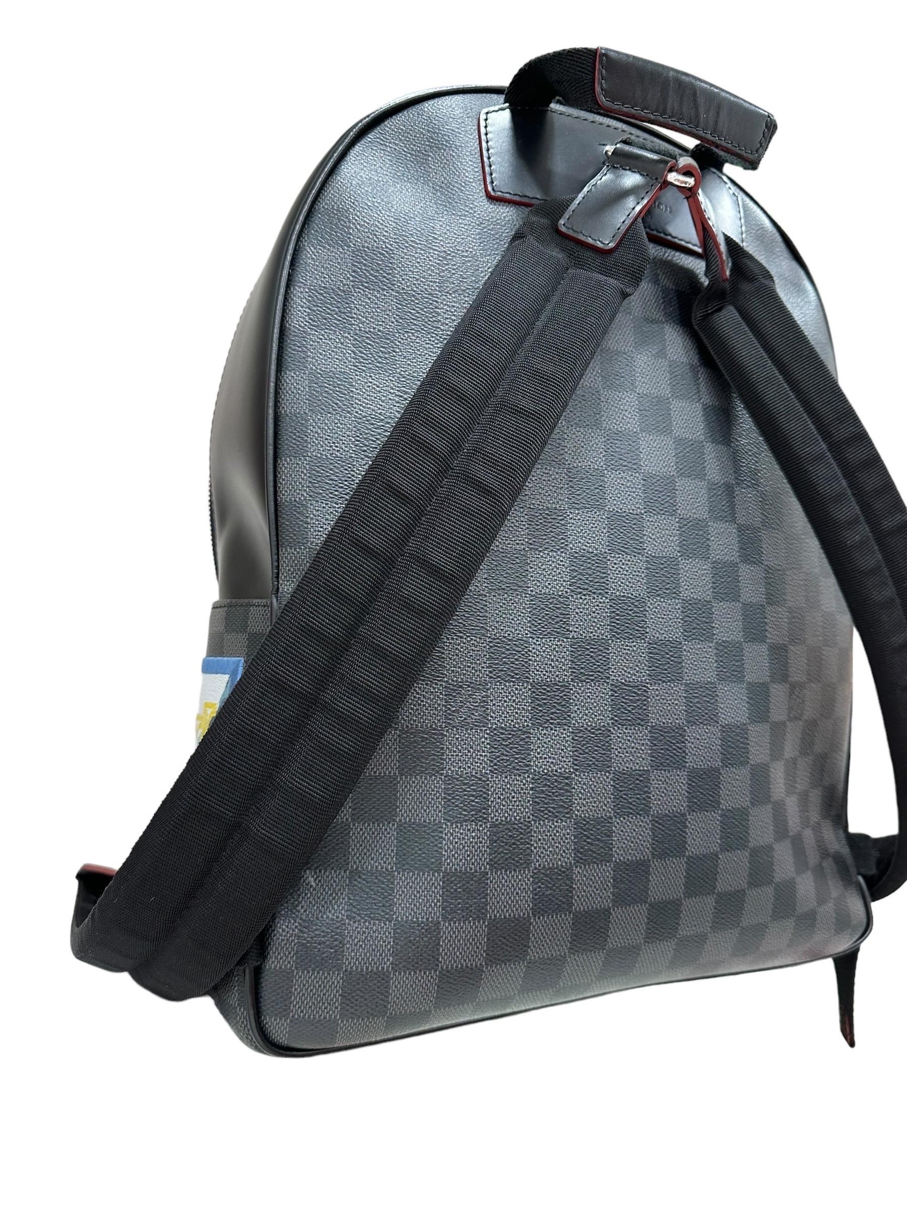 Louis Vuitton Zaino Josh A.E.L. Damier Graphite Zaino a spalla 11