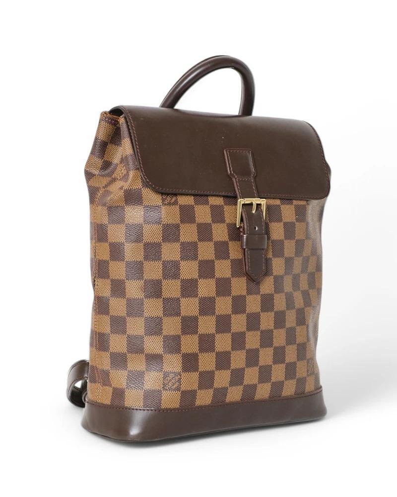 Louis Vuitton Backpack Soho MM Damier Ebene In Excellent Condition For Sale In Torre Del Greco, IT
